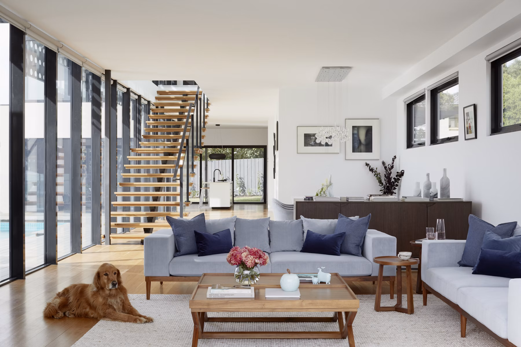 Professional cleaner working in a bright interior